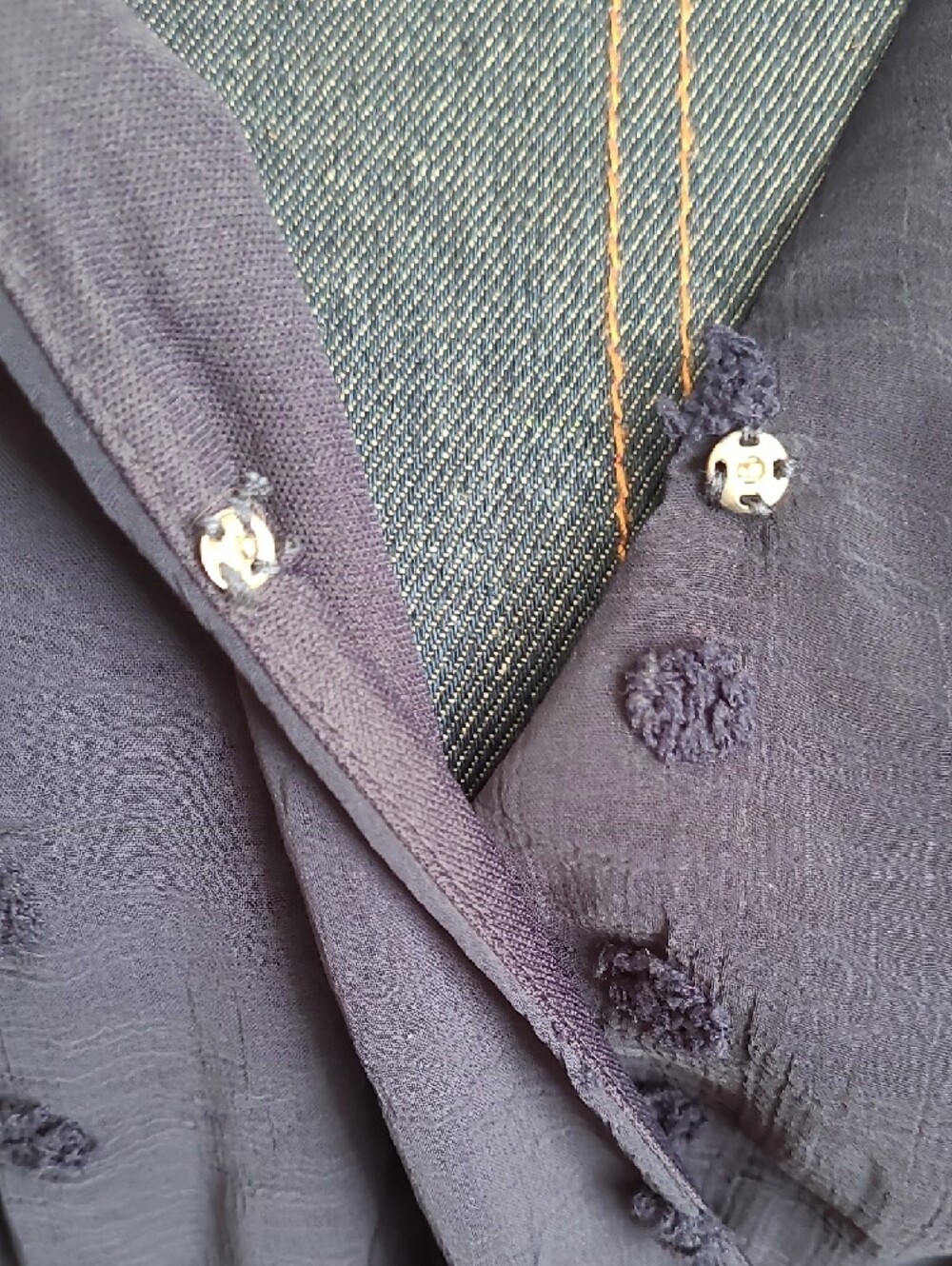 Baltic Born Navy Blue Midi Dress with Tie Waist - Picture 5 of 6